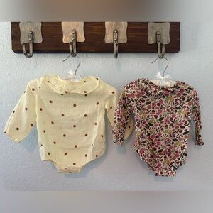2 Angel Dear Muslin Bodysuits